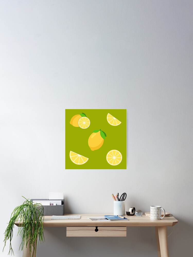 Thumbnail 2 of 3, Poster, lemons designed and sold by DIDAKU.