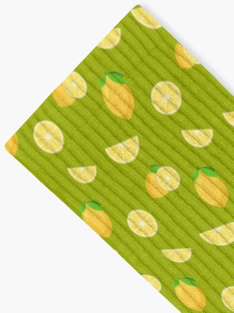 Thumbnail 2 of 5, Socks, lemons designed and sold by DIDAKU.