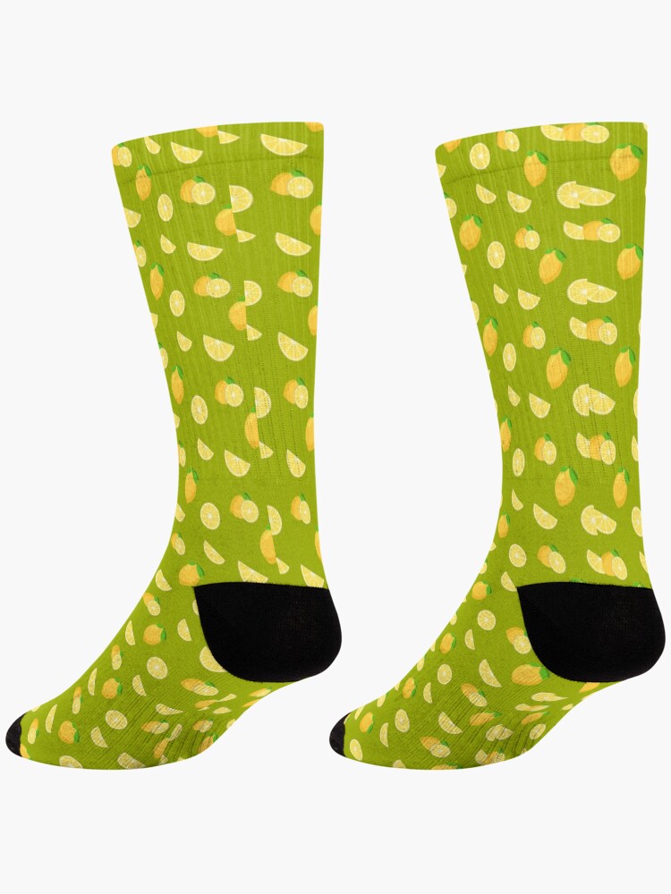 Thumbnail 4 of 5, Socks, lemons designed and sold by DIDAKU.