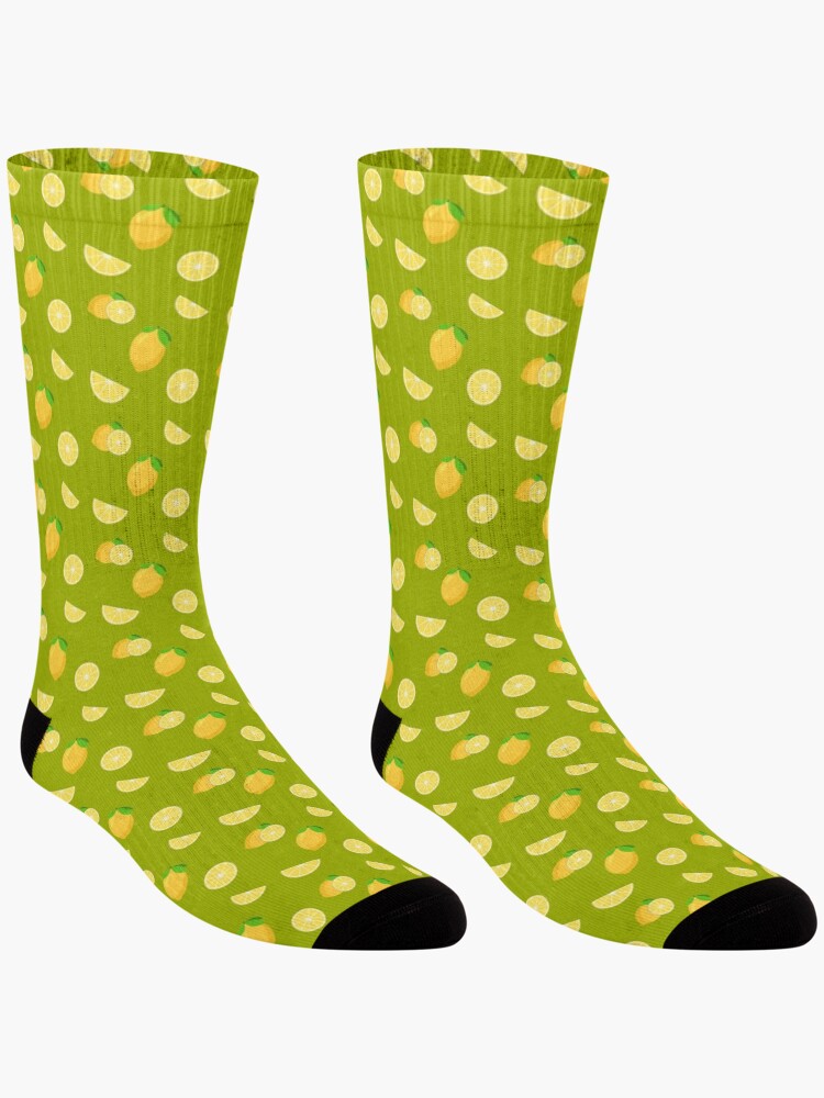 Thumbnail 3 of 5, Socks, lemons designed and sold by DIDAKU.