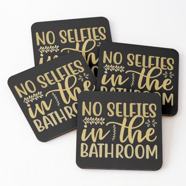 Item preview, Bathroom humor no self-portraits designed and sold by Astralia.