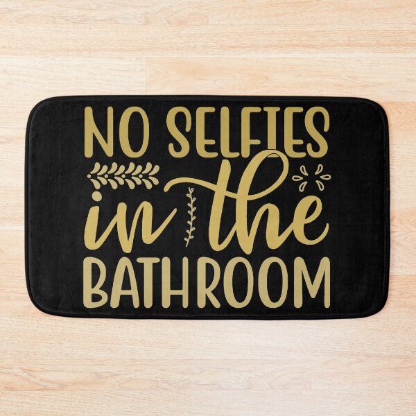 Item preview, Bathroom humor no self-portraits designed and sold by Astralia.