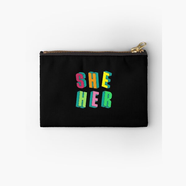 Item preview, She Her Gender Pronouns designed and sold by SixforSix.