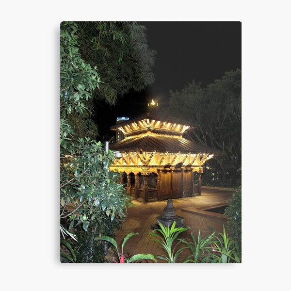 Nepalese Peace Pagada, Brisbane, Queensland, Australia Metal Print