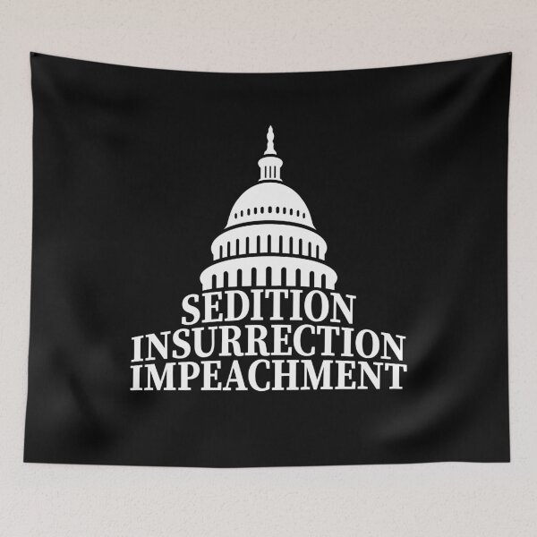 Item preview, Sedition Insurrection Impeachment - Washington DC Capitol Hill Building designed and sold by BeerBro-Designs.