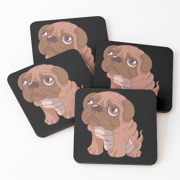 Item preview, Cute Pug designed and sold by Wachi-A.