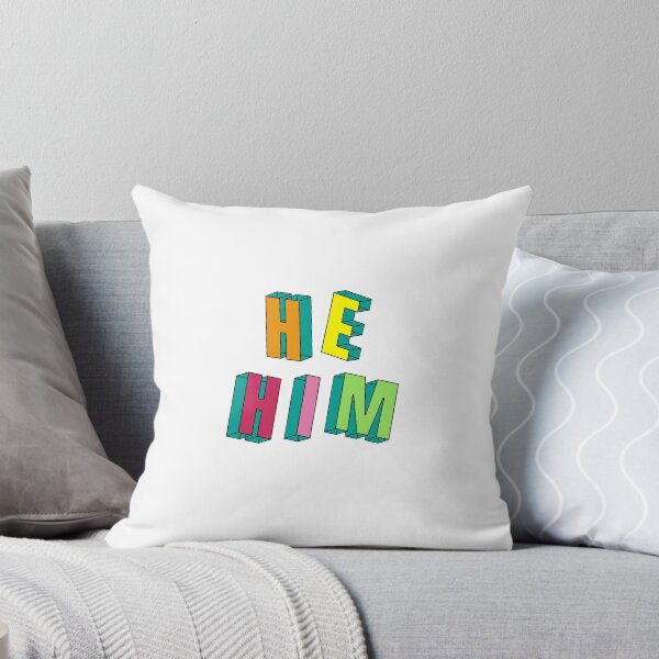 Item preview, He Him Gender Pronouns designed and sold by SixforSix.