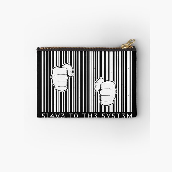 Item preview, Slave To The System Jail Barcode designed and sold by TeesByMark.