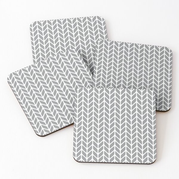 Item preview, Mid Century Modern Chevron - Ultimate Gray designed and sold by NolkDesign.