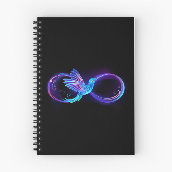 Item preview, Infinity symbol with glowing hummingbird designed and sold by Blackmoon9.