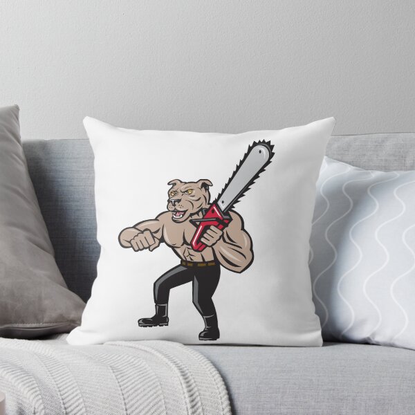 Item preview, Dog Lumberjack Tree Surgeon Arborist Chainsaw Cartoon designed and sold by patrimonio.