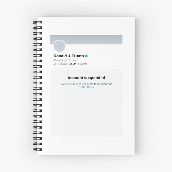 Item preview, Trump Twitter Suspended designed and sold by LaurenPDodge.