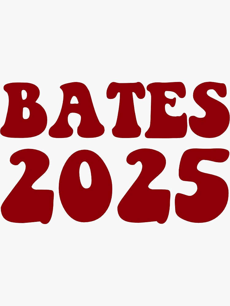 "Bates College Class of 2025 Groovy Sticker" Sticker for Sale by