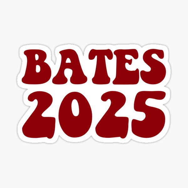 "Bates College Class of 2025 Groovy Sticker" Sticker for Sale by