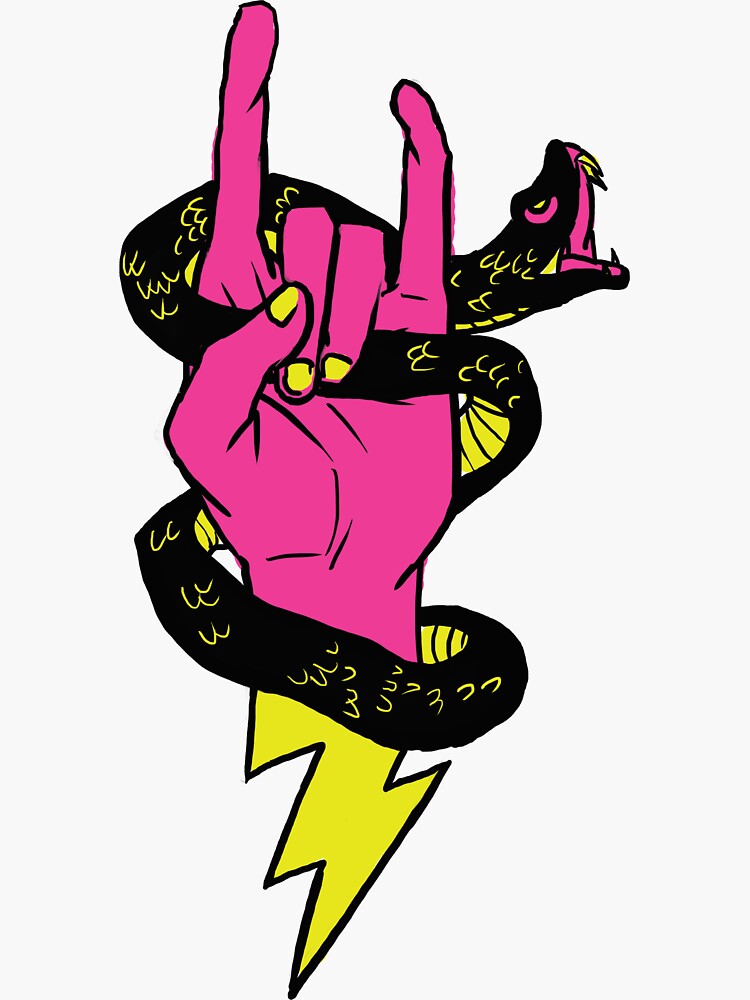 "Snake Lightning" Sticker for Sale by kidofwilliam Redbubble