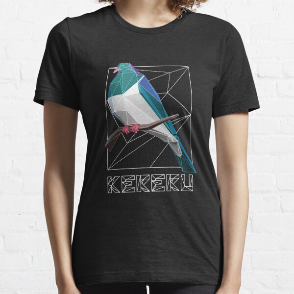 Kereru 3D Polygonal Art Essential T-Shirt