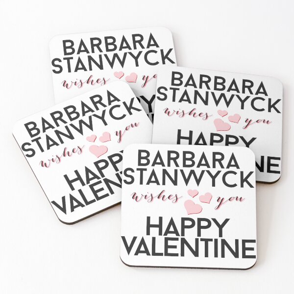 Item preview, Barbara Stanwyck wishes you Happy Valentine designed and sold by Arkadina.