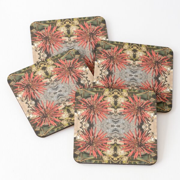 Item preview, Botanical, Divine -  Sweet Succulents, Orange Desert Starburst designed and sold by RoseAromas.