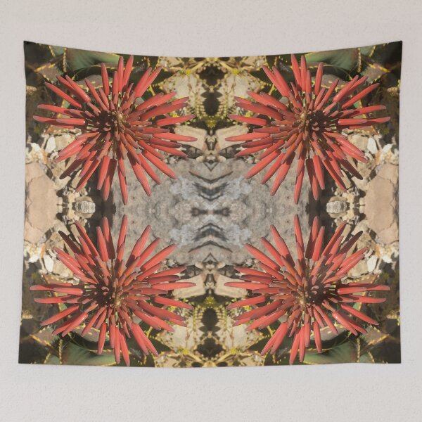 Item preview, Botanical, Divine -  Sweet Succulents, Orange Desert Starburst designed and sold by RoseAromas.