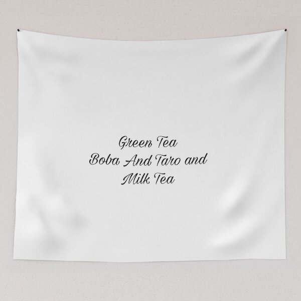 Item preview, Green Tea And Boba And Taro And Milk Tea designed and sold by Yeewen1234.