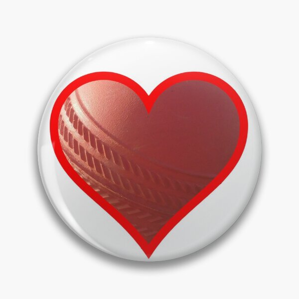 Item preview, Cricket Ball Heart designed and sold by AliCatOriginals.