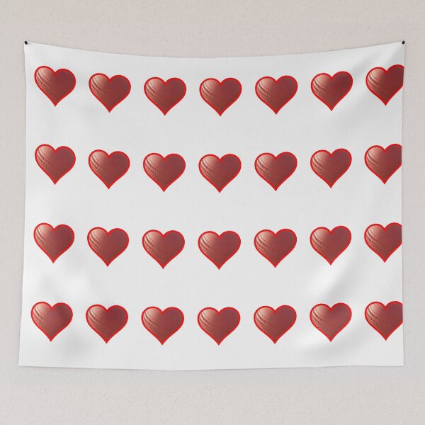 Item preview, Cricket Ball Heart designed and sold by AliCatOriginals.
