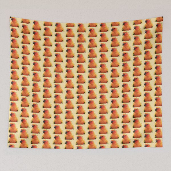Item preview, Artsy sun conure designed and sold by Mischiefsticker.