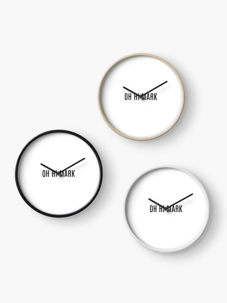 Thumbnail 3 of 4, Clock, Oh Hi Mark designed and sold by RouxHarbour.