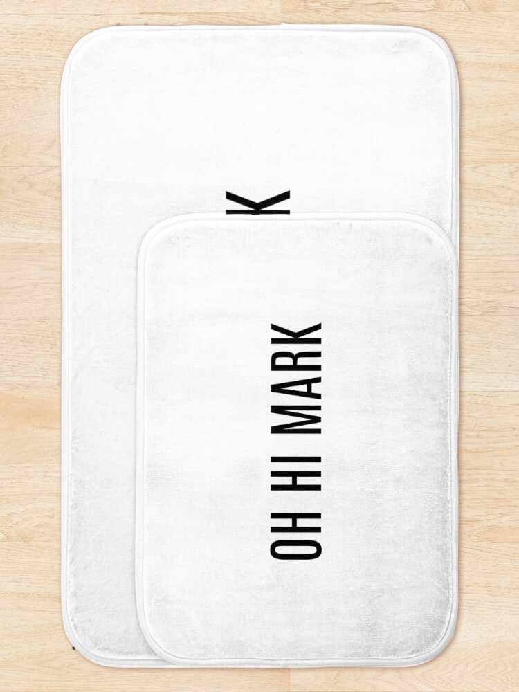 Thumbnail 5 of 6, Bath Mat, Oh Hi Mark designed and sold by RouxHarbour.