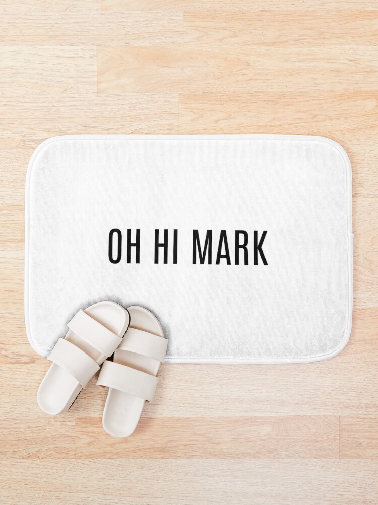 Thumbnail 1 of 6, Bath Mat, Oh Hi Mark designed and sold by RouxHarbour.