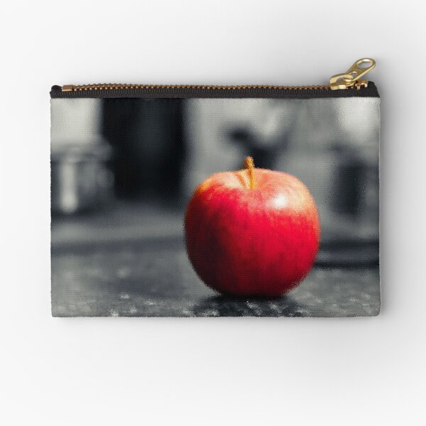 Red Apple with shades of red Zipper Pouch