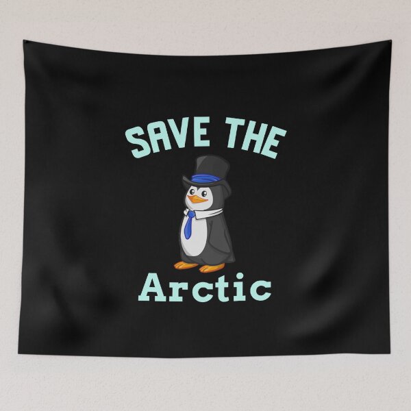 Item preview, Save the Arctic Penguin  designed and sold by QuoteableTees.