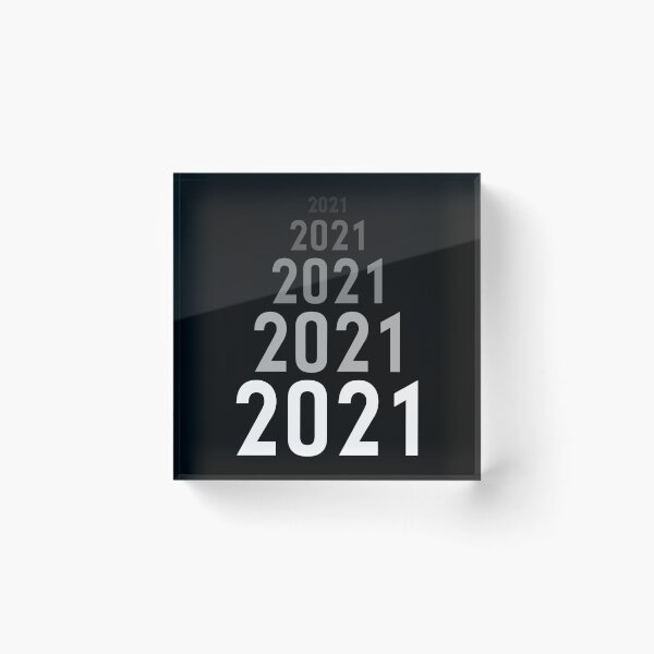Item preview, Twenty twenty one 2021 Text Art designed and sold by MagicSpread.