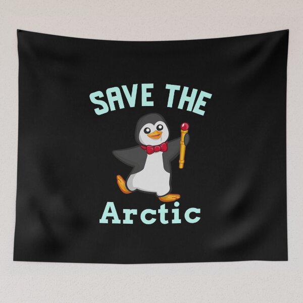 Item preview, Save the Arctic Penguin  designed and sold by QuoteableTees.