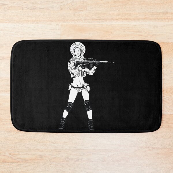 Item preview, Virgin Mary with machine gun. designed and sold by emphatic.