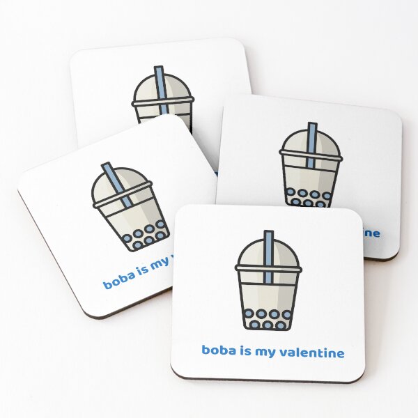 Item preview, boba is my valentine designed and sold by questfort.