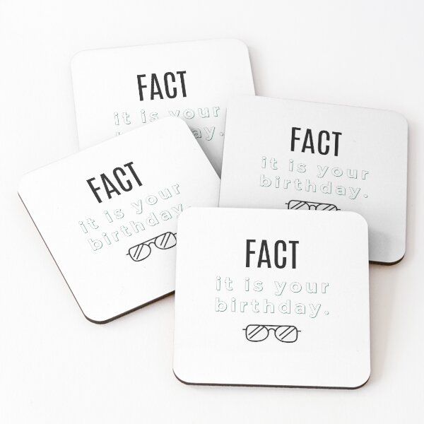 Item preview, FACT it is your birthday designed and sold by RouxHarbour.