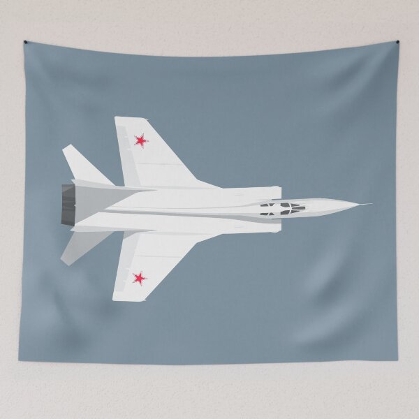 Item preview, MiG-31 Foxhound Interceptor Jet Aircraft - Slate designed and sold by VoodooCircus.