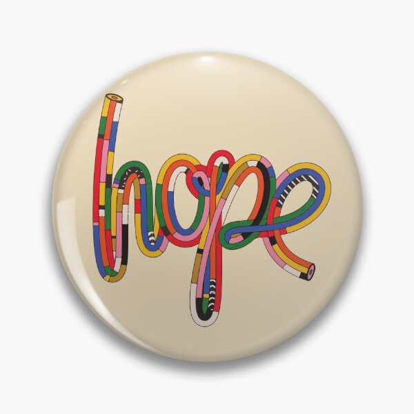 Item preview, HOPE multicolored strings illustrtion designed and sold by Arko  Ranger.