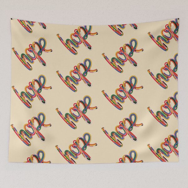 Item preview, HOPE multicolored strings illustrtion designed and sold by Arko  Ranger.