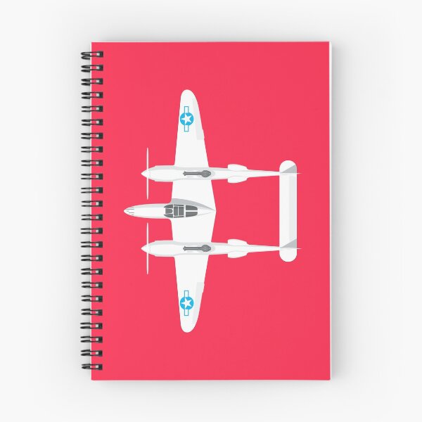 Item preview, P-38 WWII Fighter Aircraft - Landscape Crimson designed and sold by VoodooCircus.