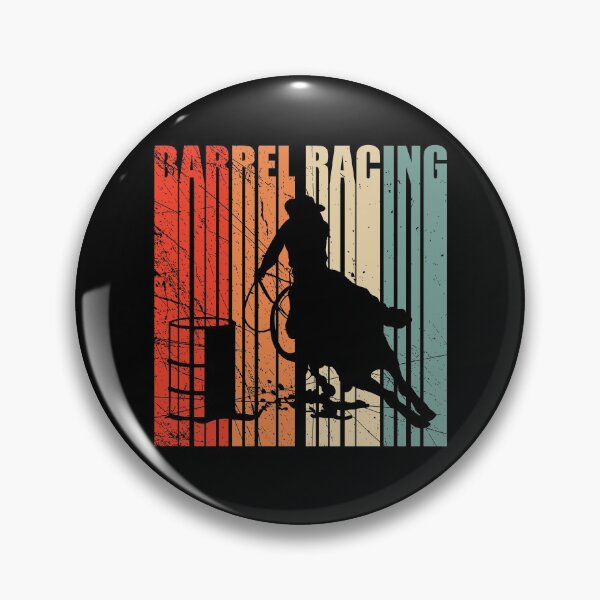 Item preview, Retro Vintage Sunset Funny Barrel Racing Gift for Rodeo Lover designed and sold by xtocky.