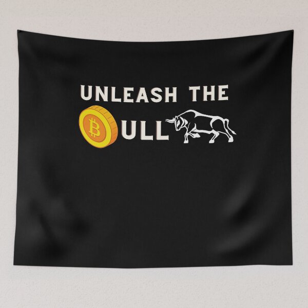 Item preview, Unleash the Bull Bitcoin BTC Crypto Trading HODL designed and sold by karlsageder.