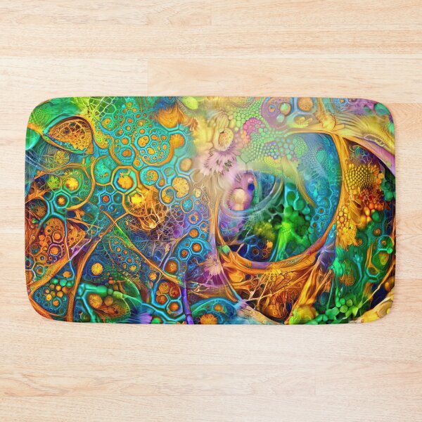 Item preview, Deepdream floral fractalize space abstraction designed and sold by blackhalt.