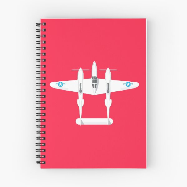 Item preview, P-38 WWII Fighter Aircraft - Crimson designed and sold by VoodooCircus.