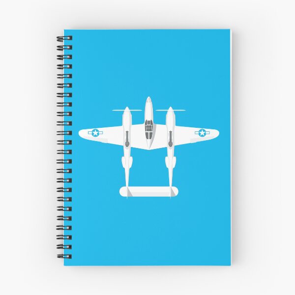 Item preview, P-38 WWII Fighter Aircraft - Cyan designed and sold by VoodooCircus.