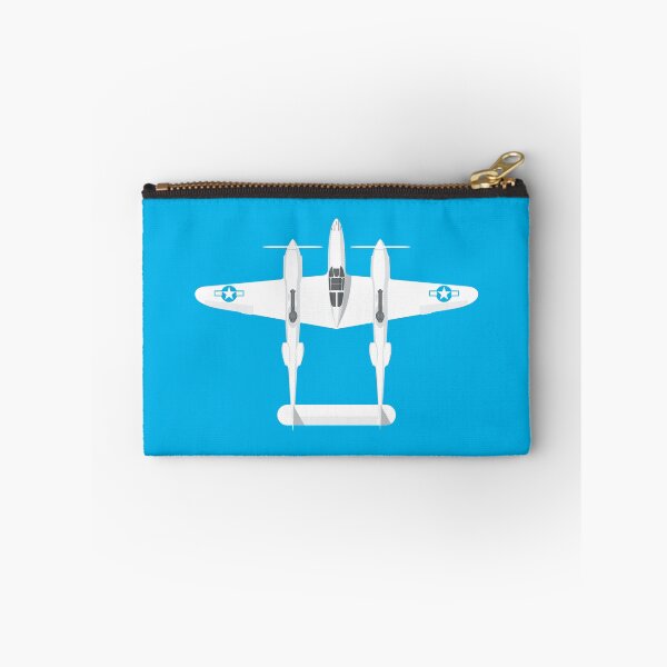 Item preview, P-38 WWII Fighter Aircraft - Cyan designed and sold by VoodooCircus.