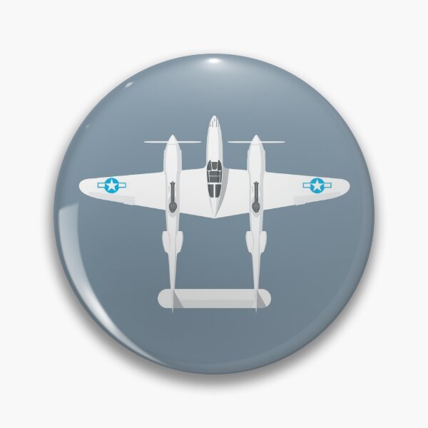 Item preview, P-38 WWII Fighter Aircraft - Slate designed and sold by VoodooCircus.