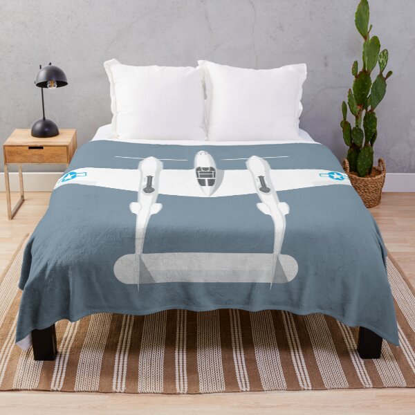 Item preview, P-38 WWII Fighter Aircraft - Slate designed and sold by VoodooCircus.
