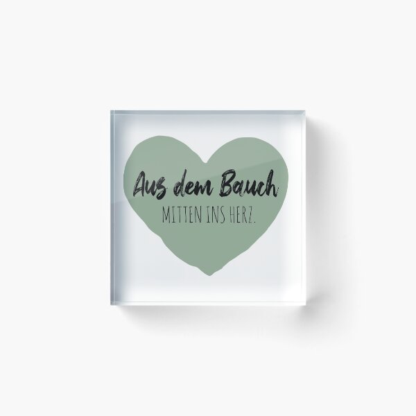 Artikelvorschau, Aus dem Bauch mitten ins Herz entworfen und verkauft von Christiane Raab.